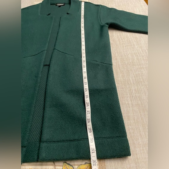 NWOT Express Fuzzy Open Cardigan Shacket - Picture 10 of 13